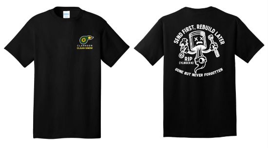 Picture of Clarkson Piston Black Cotton T-Shirt