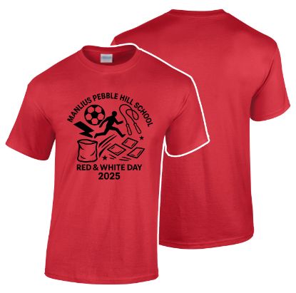 Picture of 2025 Red & White Day Adult Red Tee