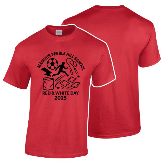 Picture of 2025 Red & White Day Adult Red Tee