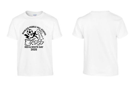 Picture of 2025 Red & White Day Youth White Tee