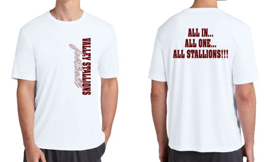 Picture of Valley Stallions Side Printed Dry-fit Tee