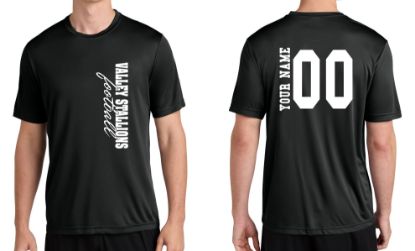 Picture of Personalized Valley Stallions Side Printed Dry-fit Tee