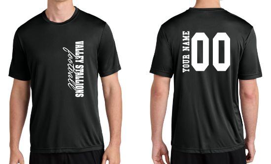 Picture of Personalized Valley Stallions Side Printed Dry-fit Tee