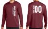 Picture of Personalized Valley Stallions Side Printed Dry-fit Long Sleeve Shirt