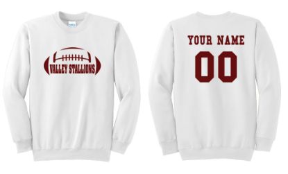 Picture of Personalized Valley Stallions Crewneck Sweatshirt