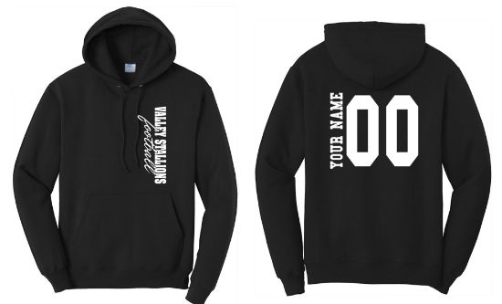 Picture of Personalized Valley Stallions Side Printed Hoodie