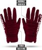 Picture of Maroon Football Receiver Gloves