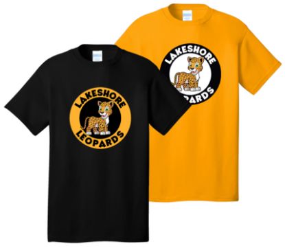 Picture of Lakeshore Leopards Cotton T-shirt (Kids & Adults Sizes)