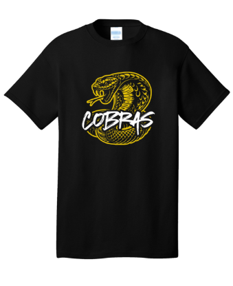 Picture of Cobras Cotton T-shirt (Youth and Adult Sizes)