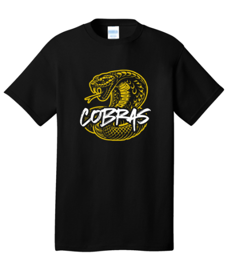 Picture of Cobras Cotton T-shirt (Youth and Adult Sizes)