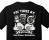 Picture of The 3 B's Black Cotton T-Shirt