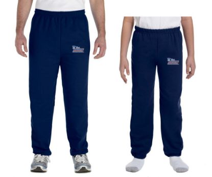 Picture of Blue Reign Embroidered Navy Sweatpants Adult & Youth Sizes