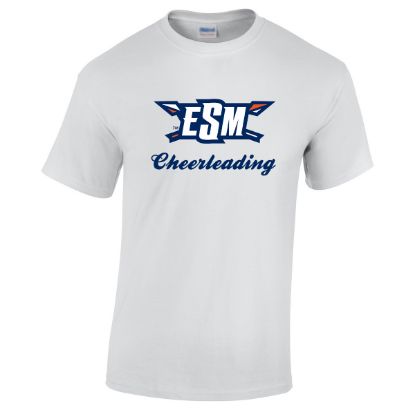Picture of ESM Cheerleading White T-Shirt